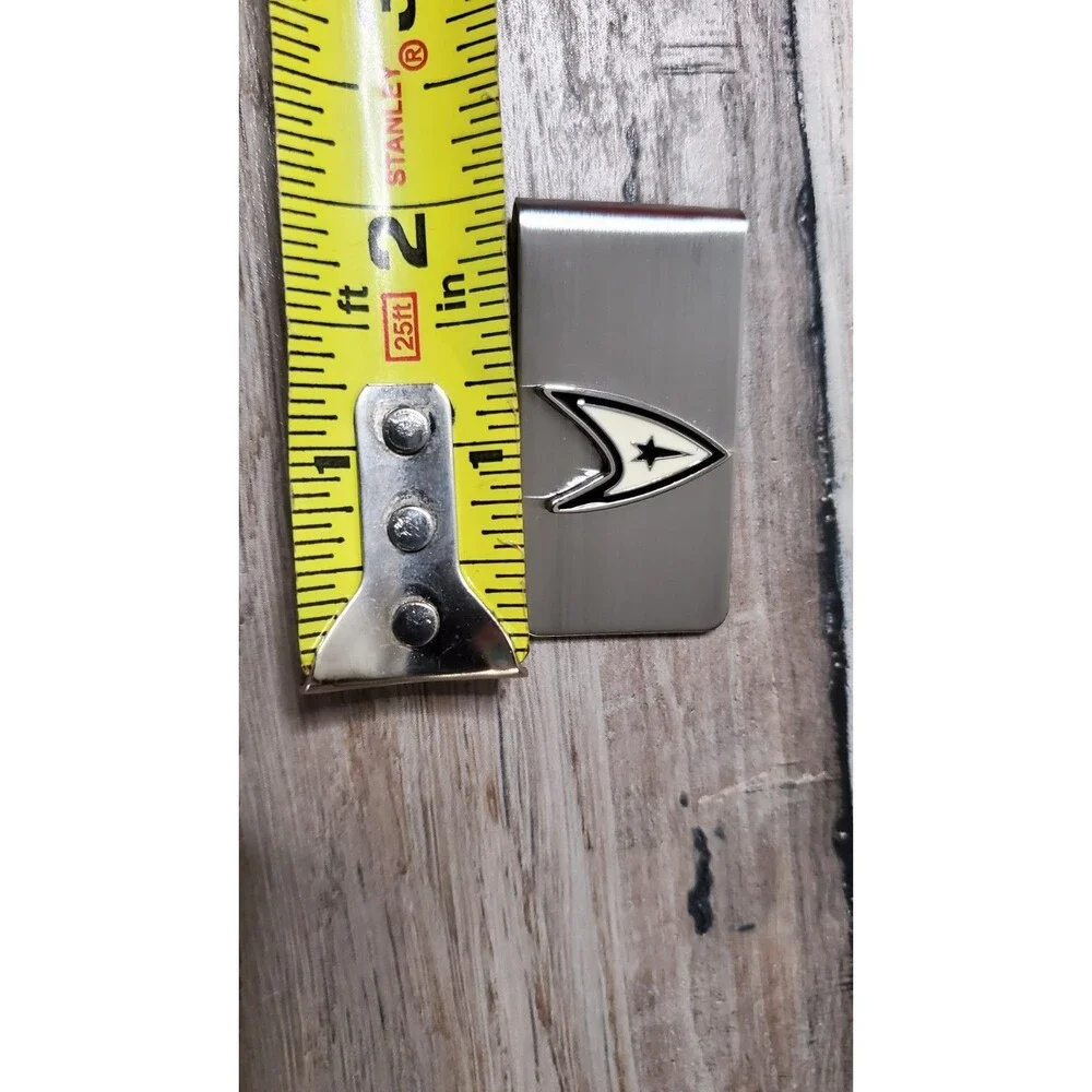 Star Trek Starfleet Command Delta Shield Money Clip Silver Enamel Cosplay 2
